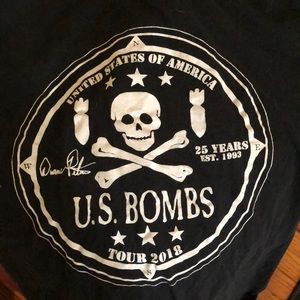 Black U.S. Bombs t shirt size M